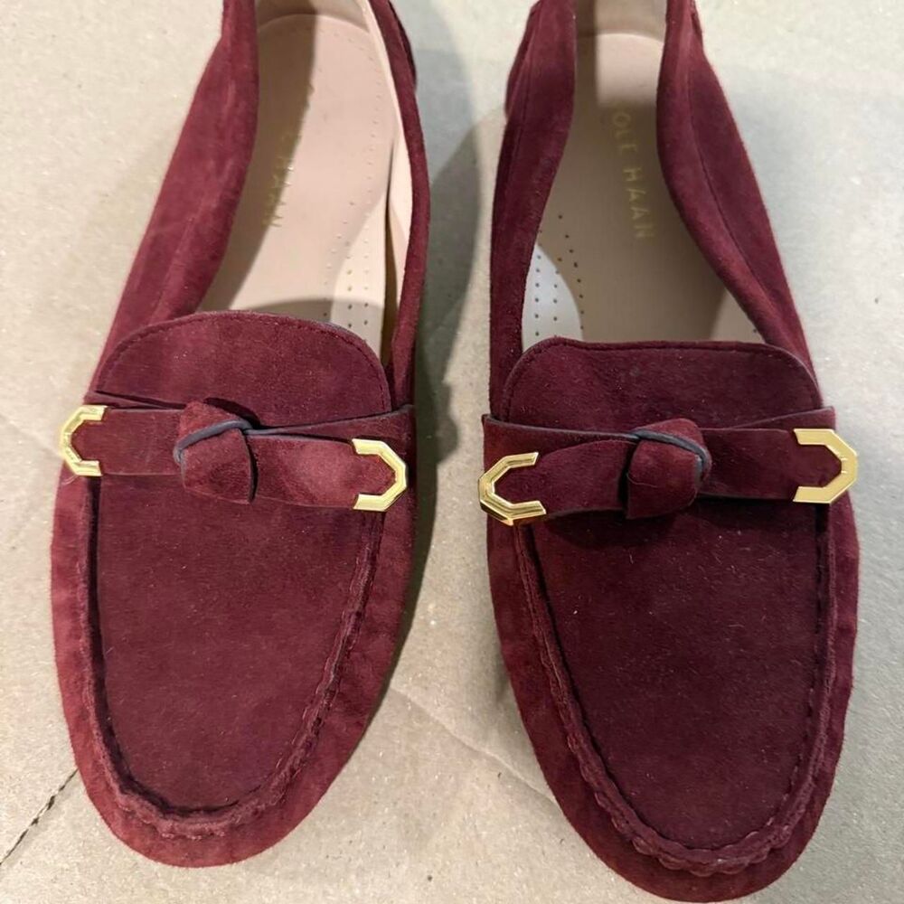 Cole-haan Women's Burgundy and Red Loafers